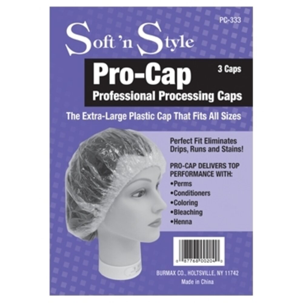 Soft 'n Style 3 Pack Processing Cap (PC-333)