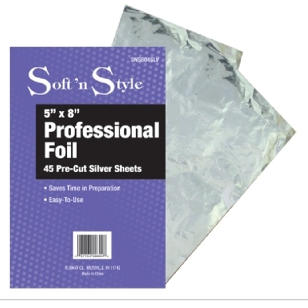Soft 'n Style 5X8 Individual Sheets Of Foil Silve