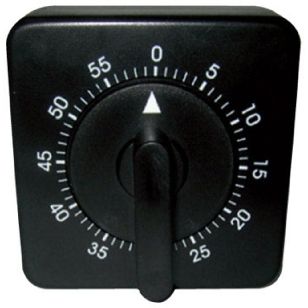 Soft 'n Style Square Timer Black (T-16 )