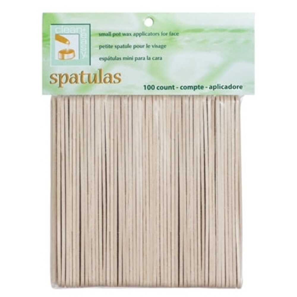 Clean & Easy Wax Applicator Spatulas Small 100 P