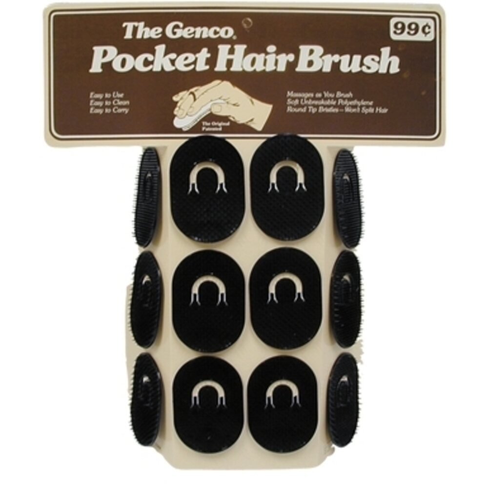 Genco Pocket Brush Easel Display 12 Pieces Bla