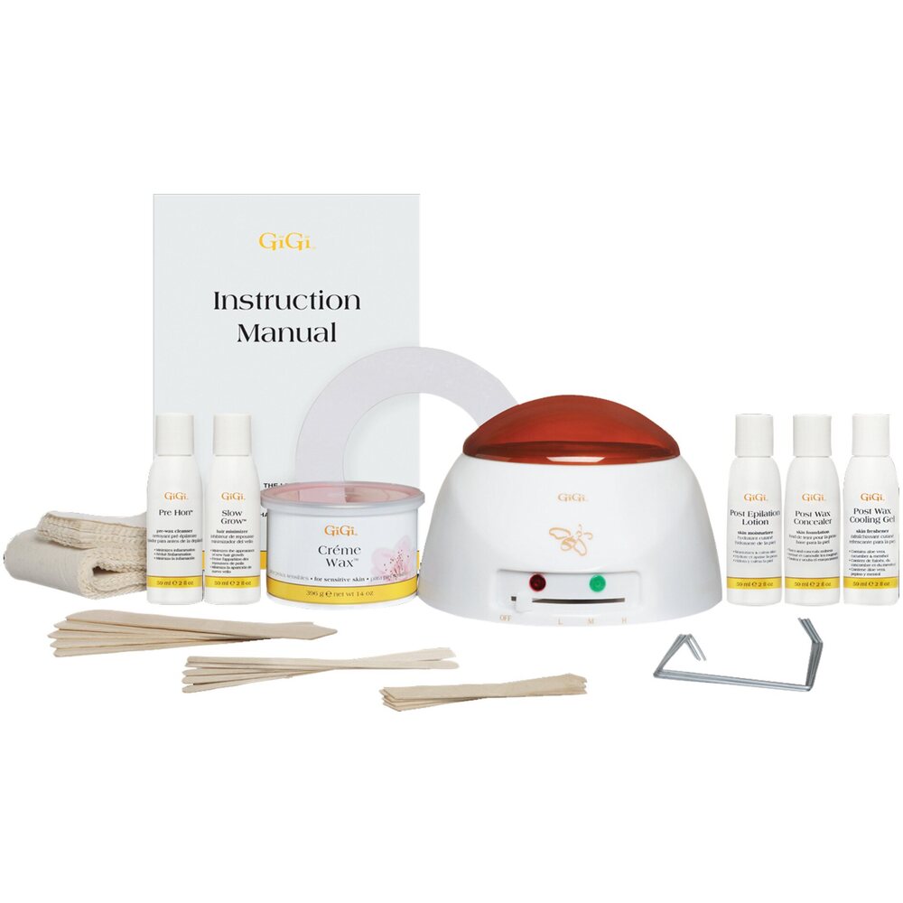 GiGi Mini-Pro Kit Heater Wax Lotion Wax-Off