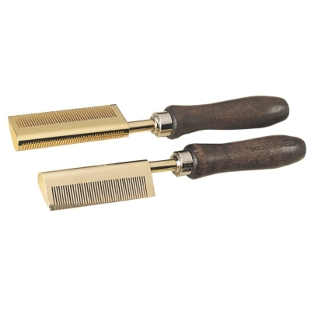 Golden Supreme Pressing Comb Smooth Back Brass (