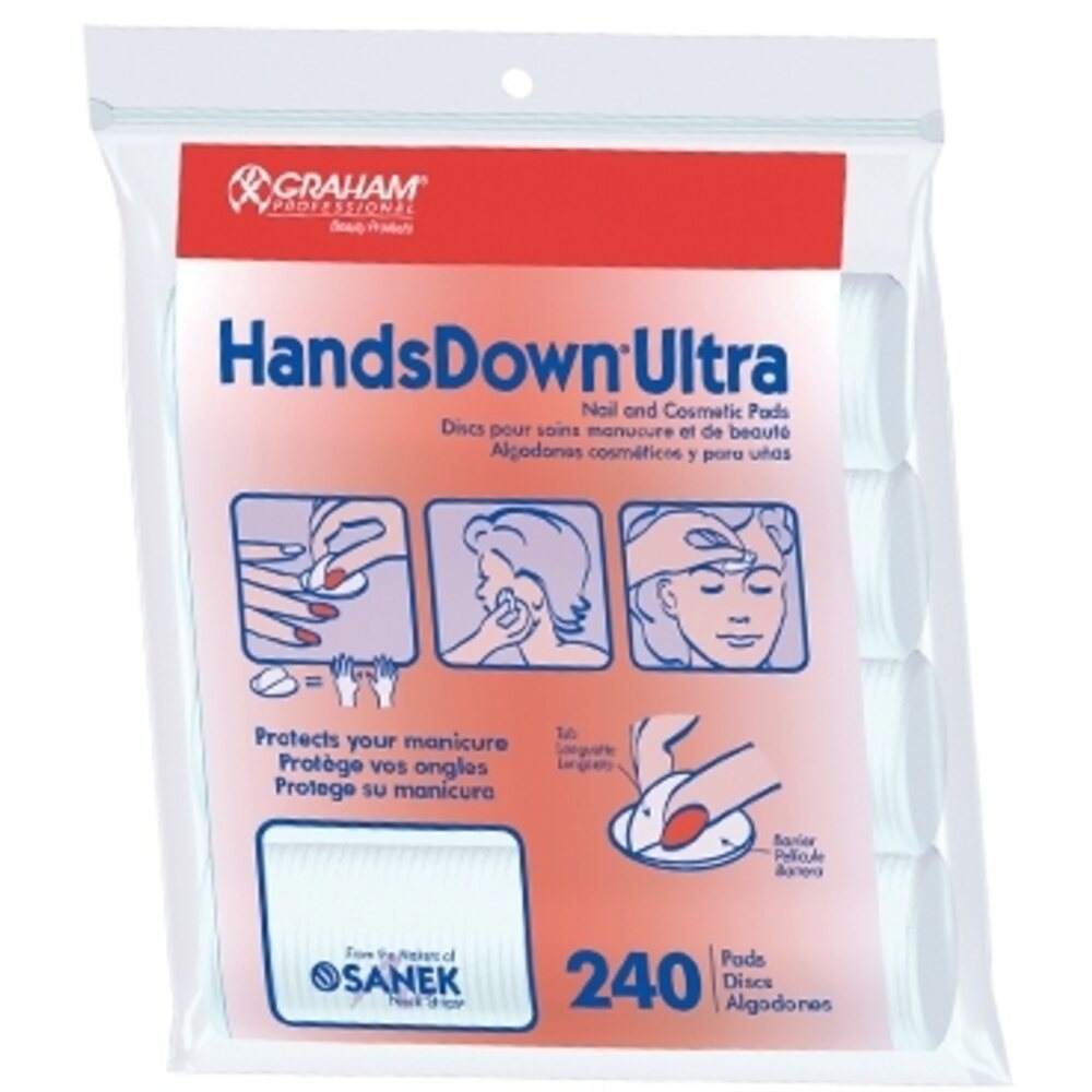 Graham Hands Down Ultra Nail & Cosmetic Pads 240