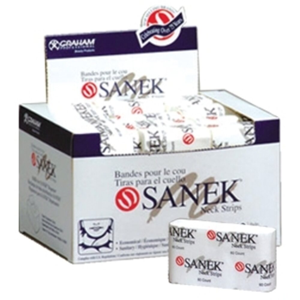 Graham Sanek Neck Strips 60 Strips per Pack 12