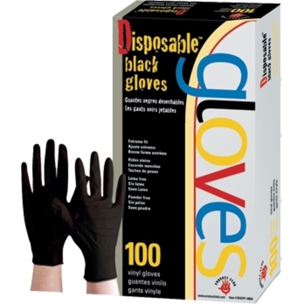 Product Club Xtreme Black Gloves Small 100 Cou