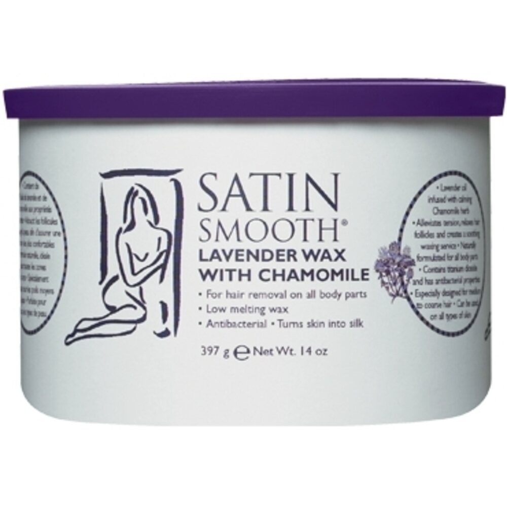 Satin Smooth Lavender Wax With Chamomile 14 oz.