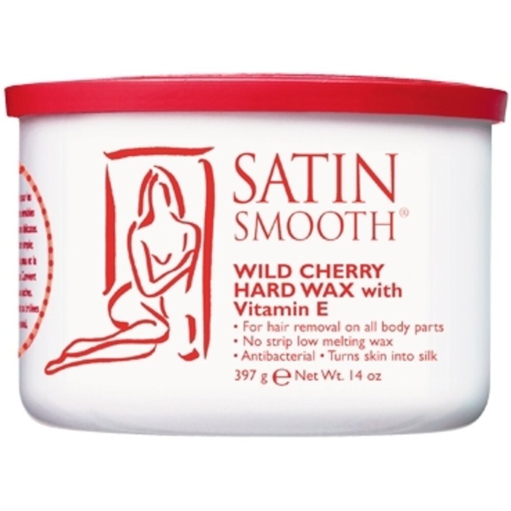 Satin Smooth Wild Cherry Hard Wax With Vitamin E