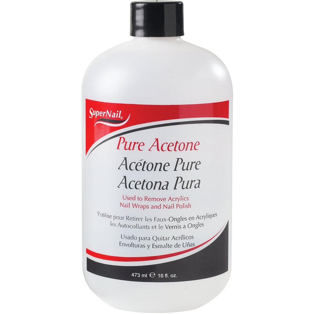 Supernail Pure Acetone Polish Remover 16 oz. Bot