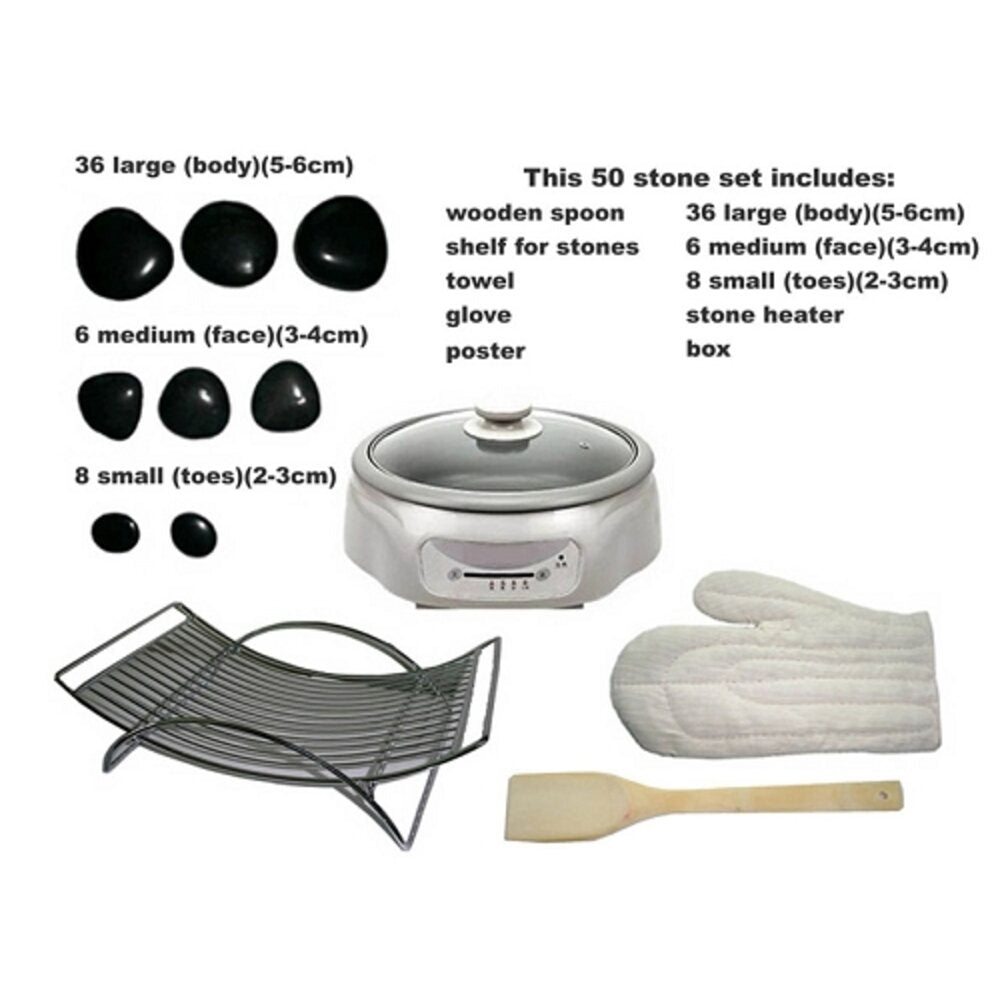 Spa Masters Hot Stone Massage Set (BB-101)