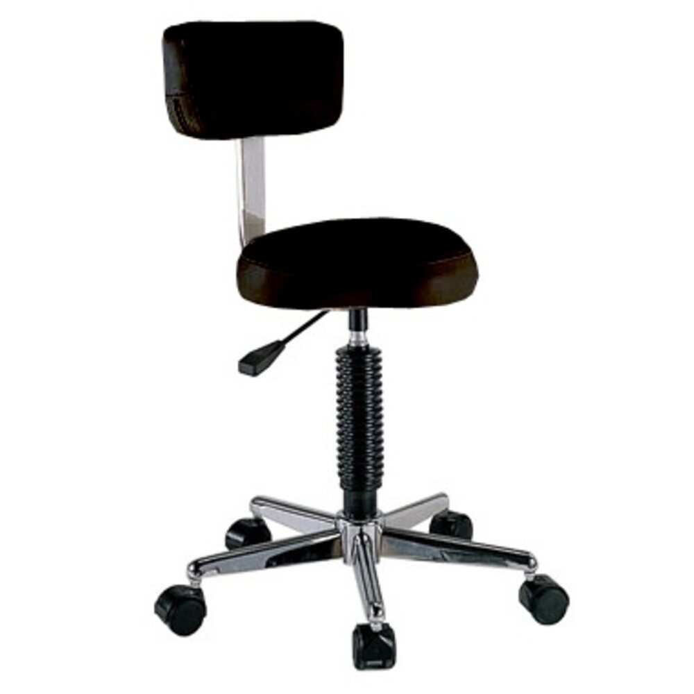 Spa Masters Round Stool with Back (SH-7085)