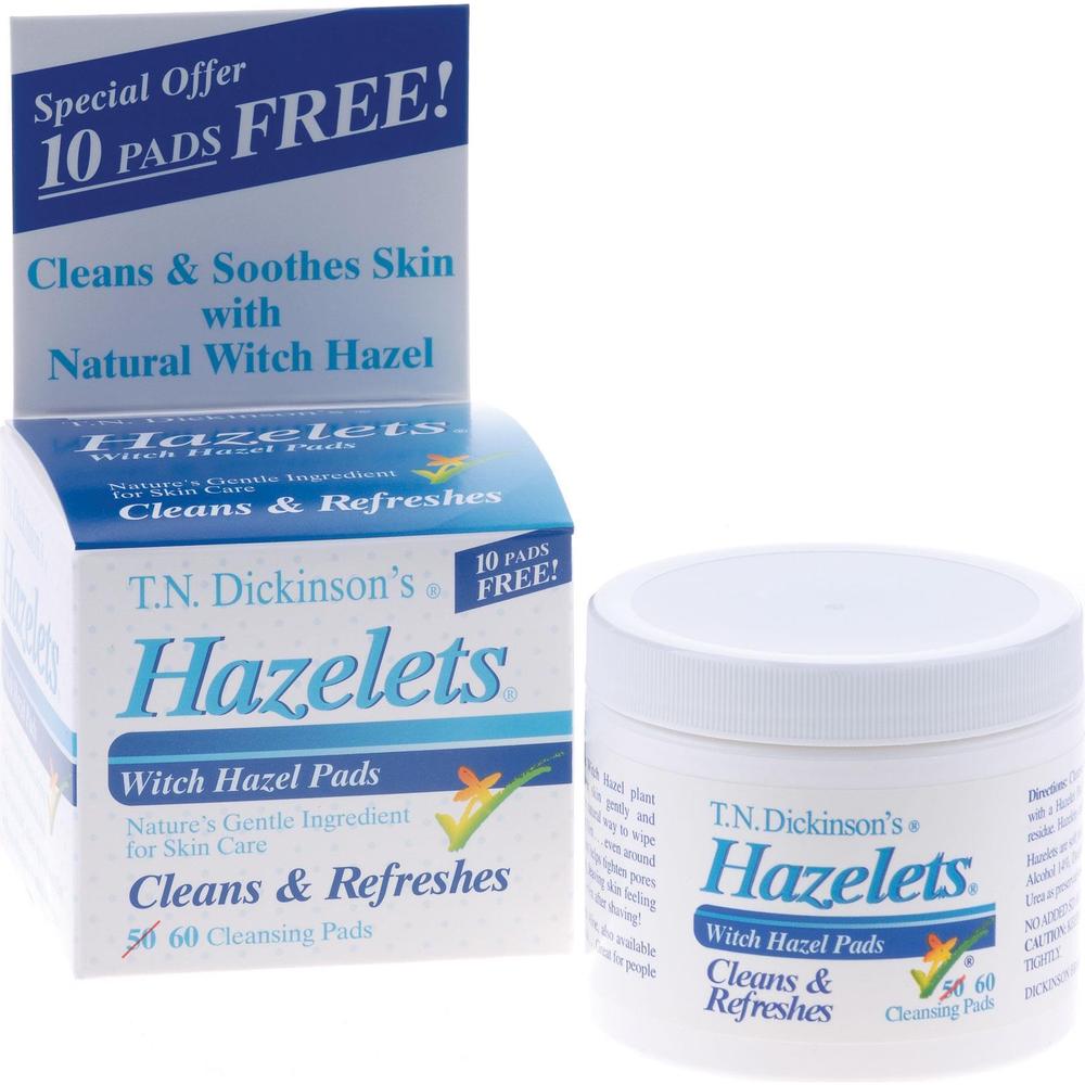 Witch Hazelets Pads 60 Pack