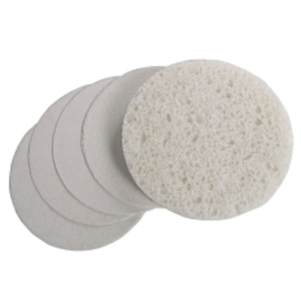Round Compressed Sponge White 24 Pack