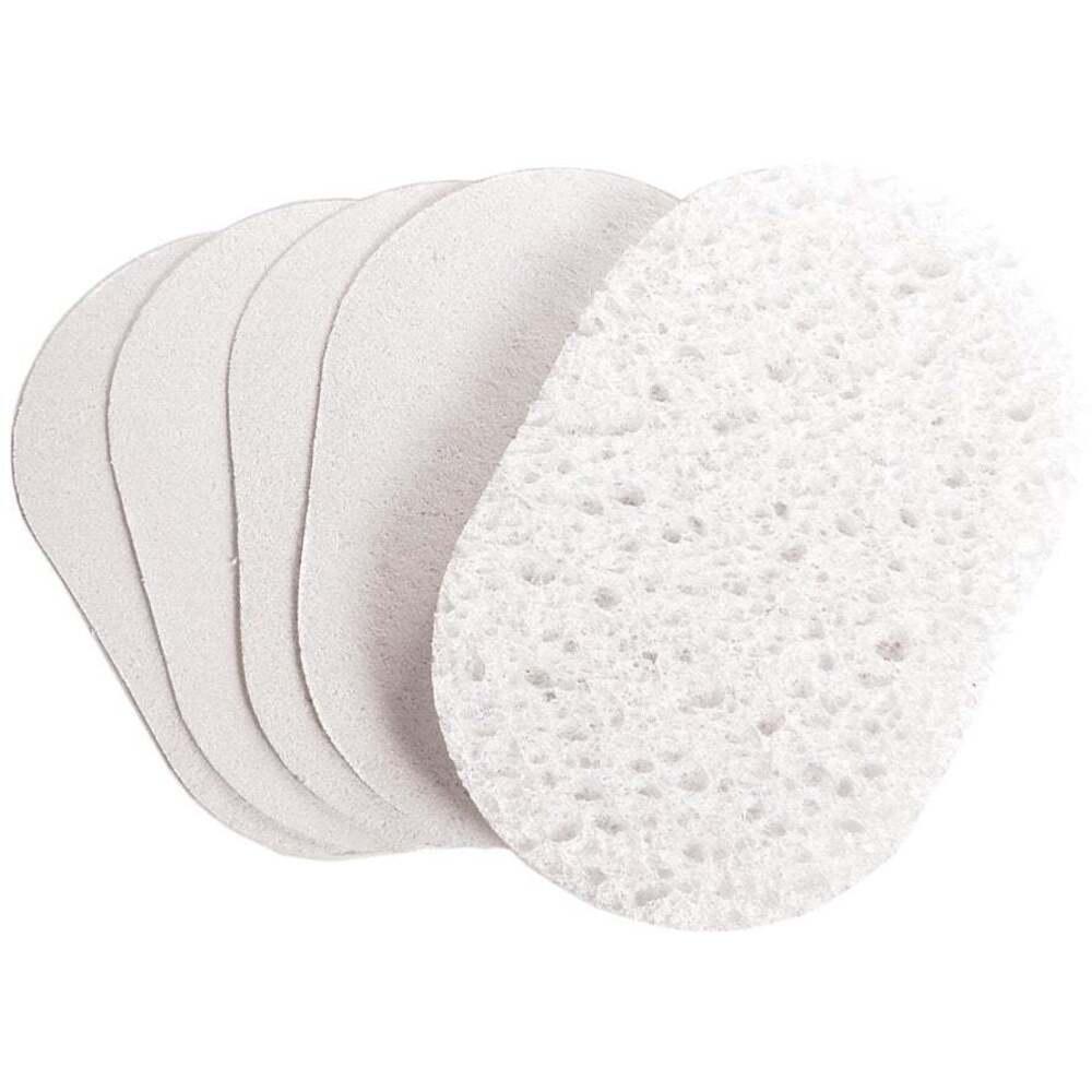 Oval Compressed Sponge White 24 Pack