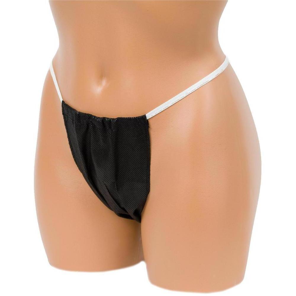 INTRINSICS Ladies Bikinis Black 25 Pack