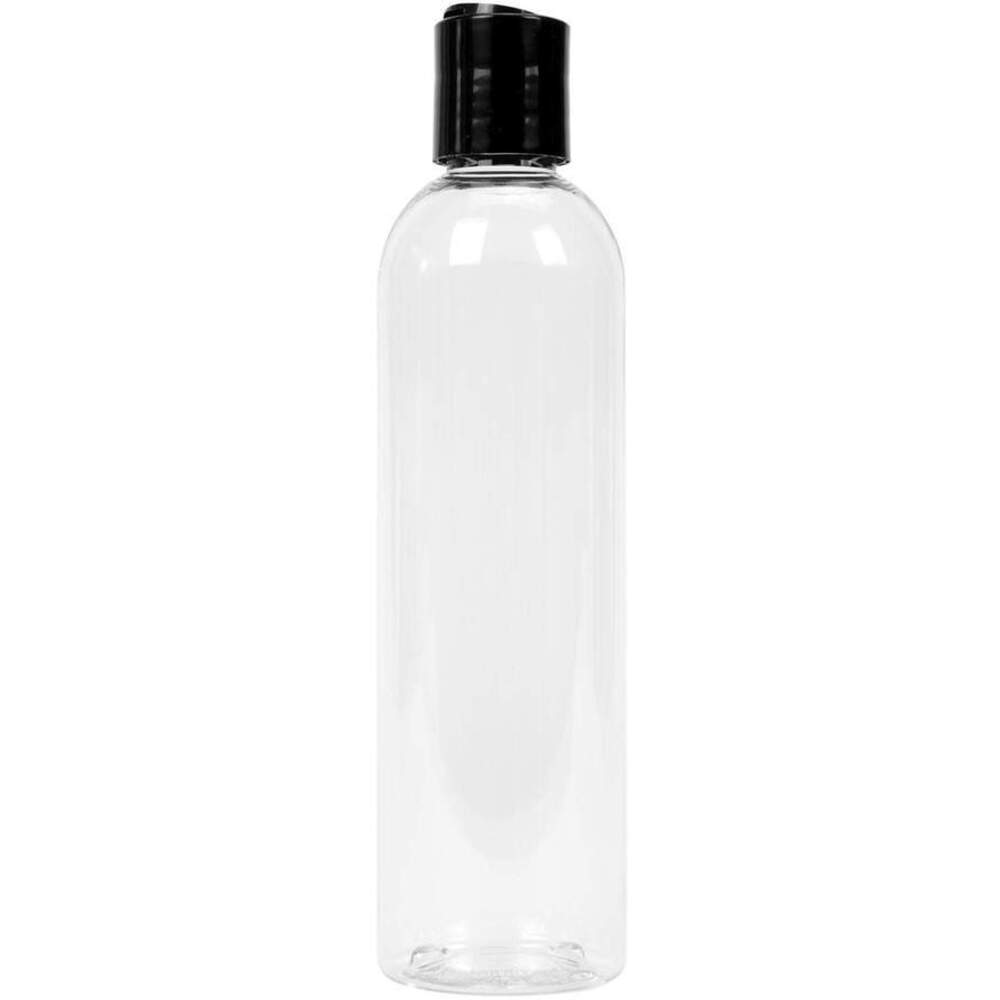 8 oz. Bottle with Black Cap