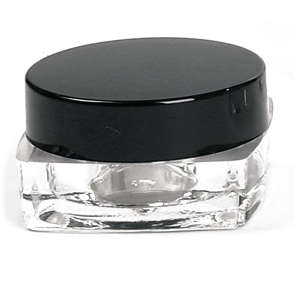Amenity Jar Black Lid 25 Pack