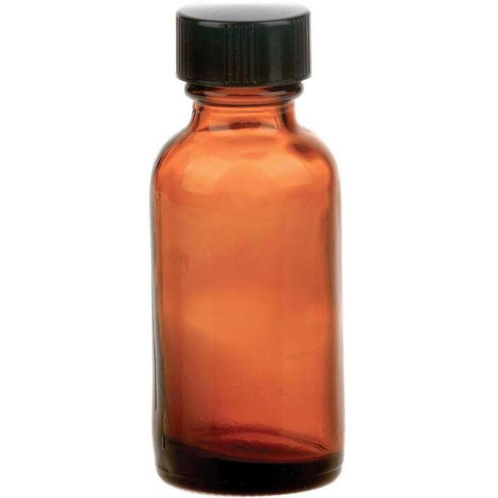 Amber Bottle & Lid 1 oz.