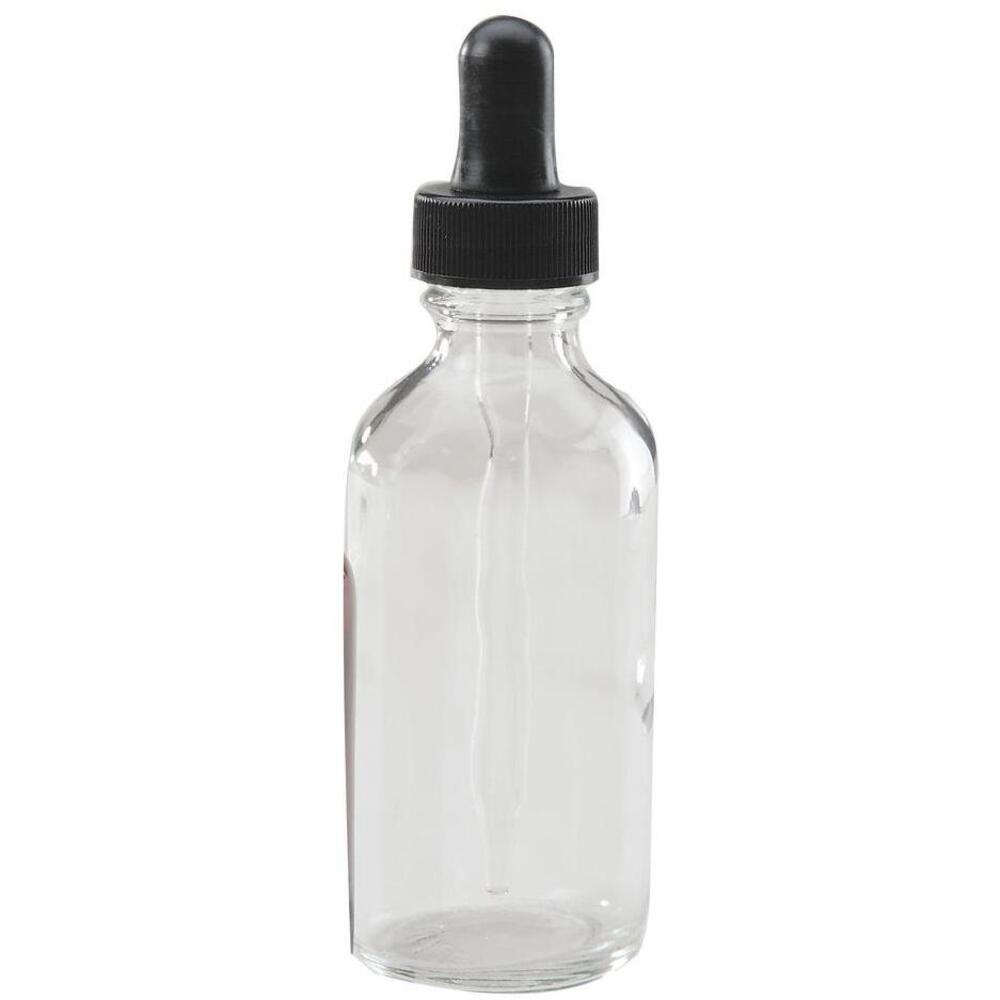 Clear Dropper Bottle 2 oz.