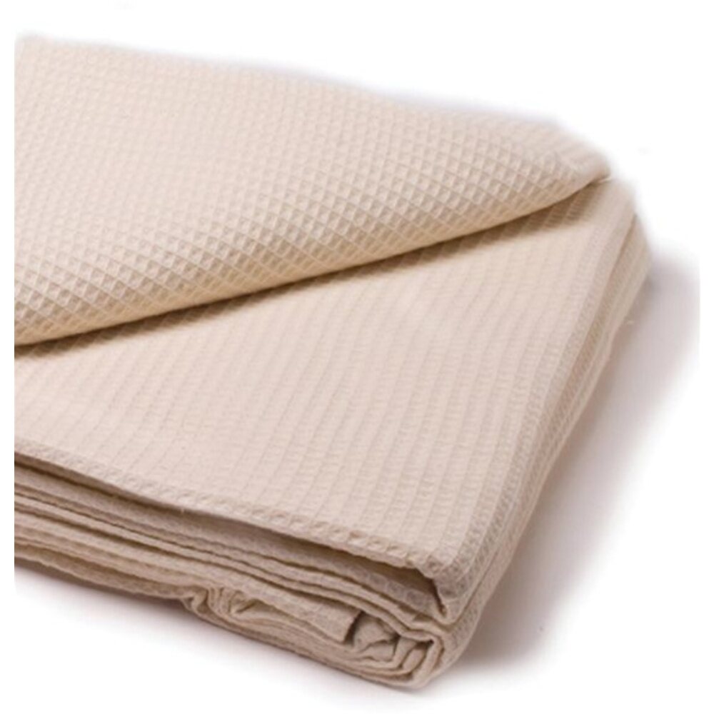 Waffle Weave Blanket Single Natural