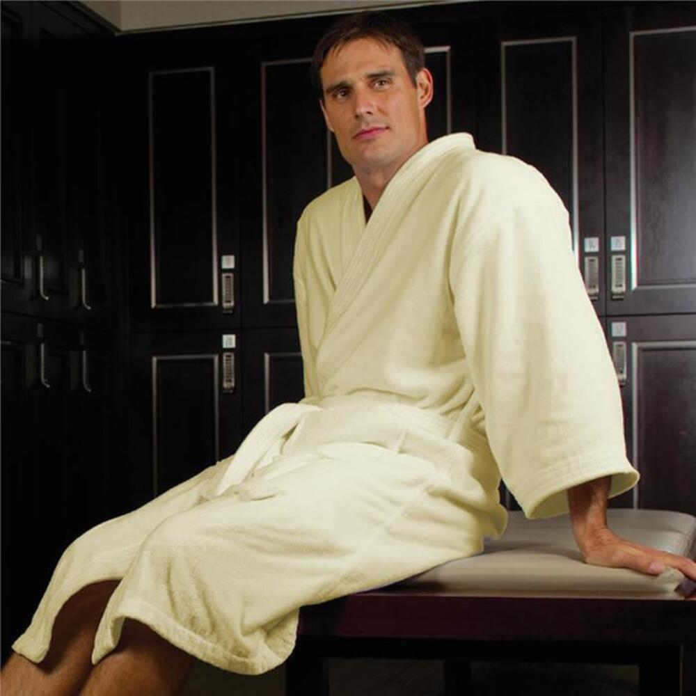 Terry Kimono Robe Natural Reg