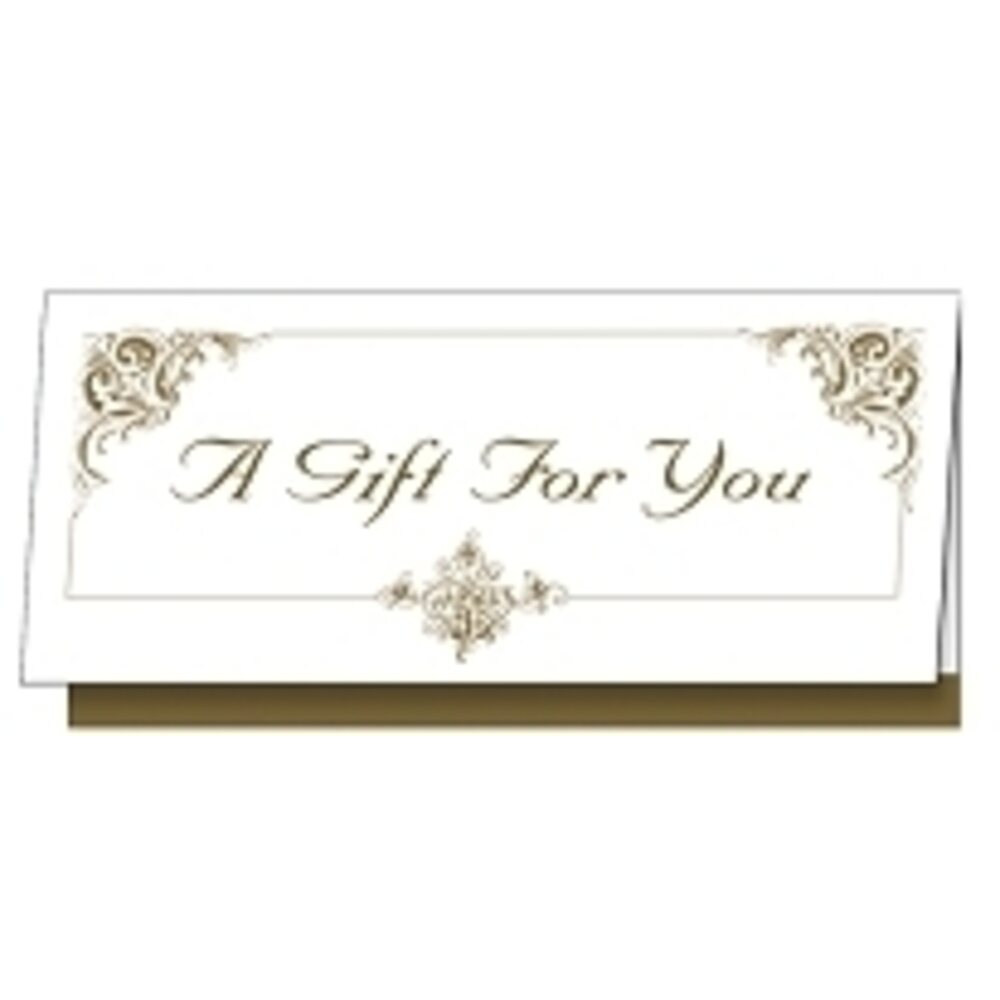 Golden Gift Certificate 25 Pack