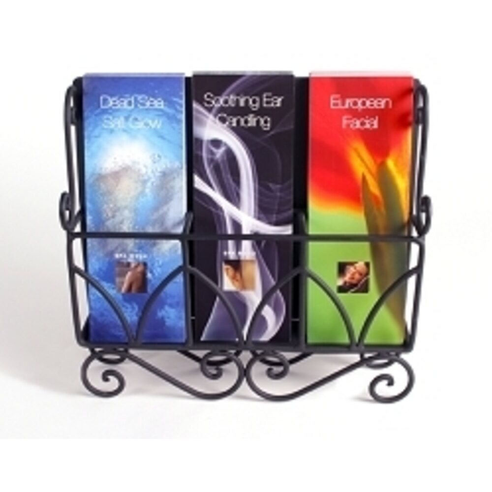 Spiral Literature Holder Black