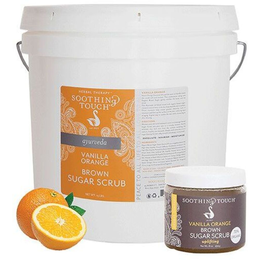 Soothing Touch Vanilla Orange Brown Sugar Scrub / 2 Gallon (ST266)