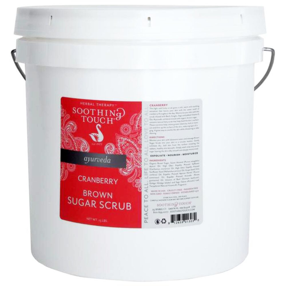 Soothing Touch Cranberry Brown Sugar Scrub / 2 Gallon (ST268)
