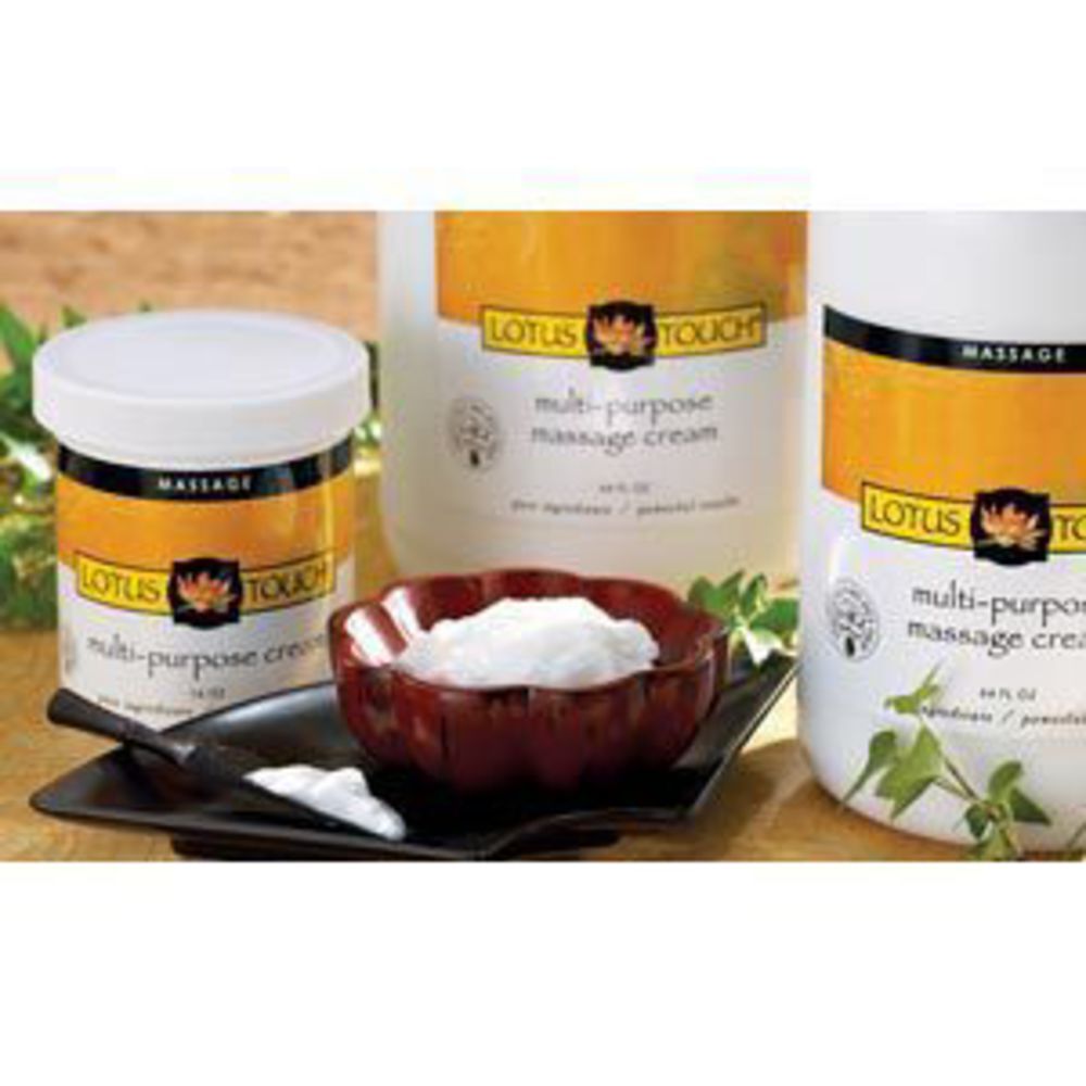 Lotus Touch Multi-Purpose Massage Cream 16 oz. (