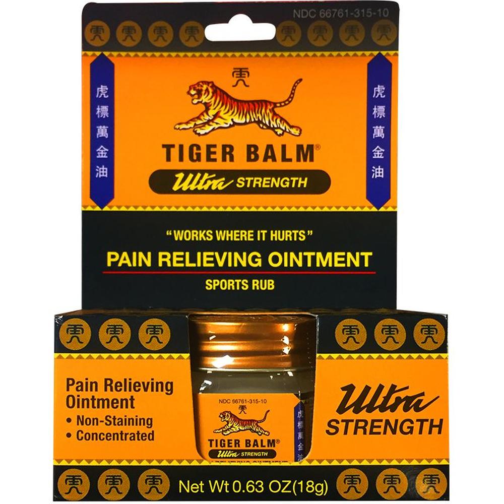 Tiger Balm Ultra Strength Non-stain .63 oz. (228 0