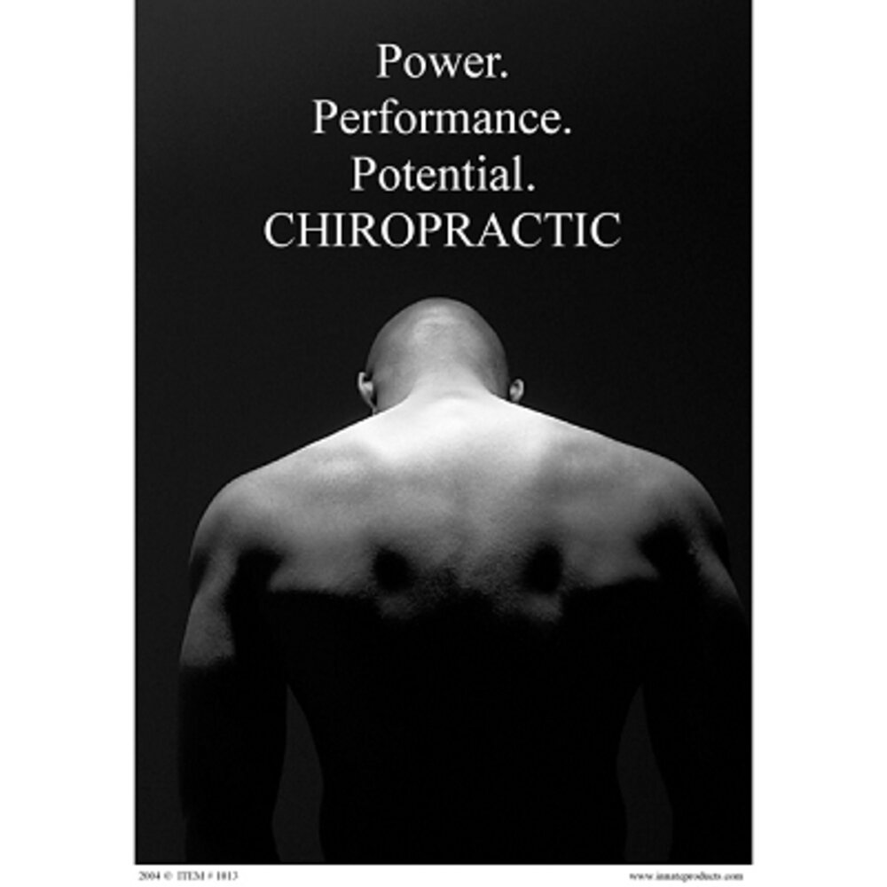 Power Of Chiropractic Poster (573 0220)