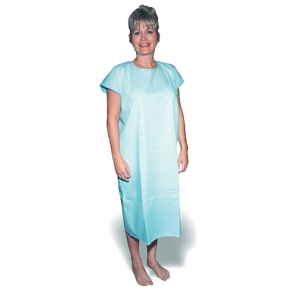Cloth Full Open Exam Gown Small (766 0016)