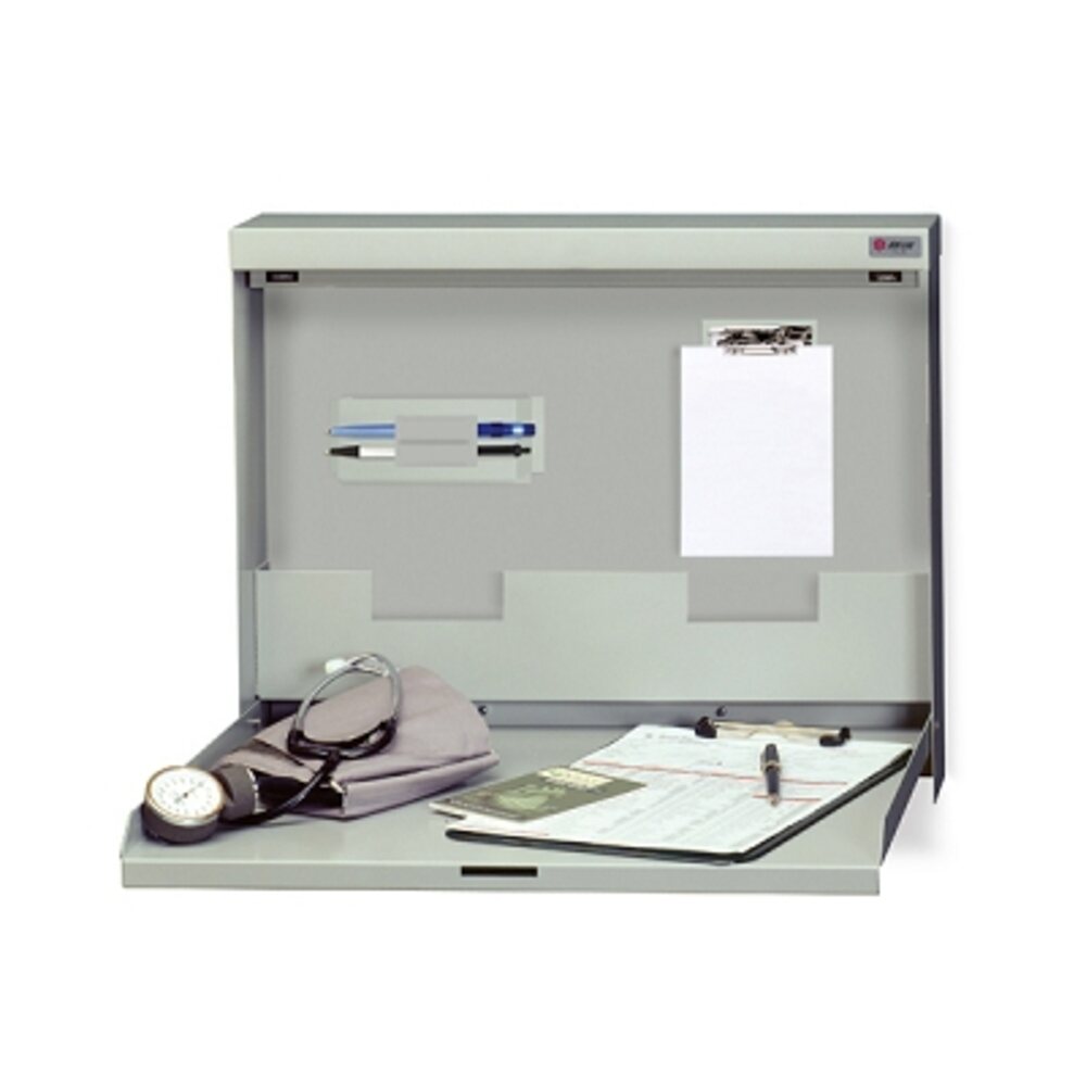 Fold Up Wall Desk Light Gray (784 0002)