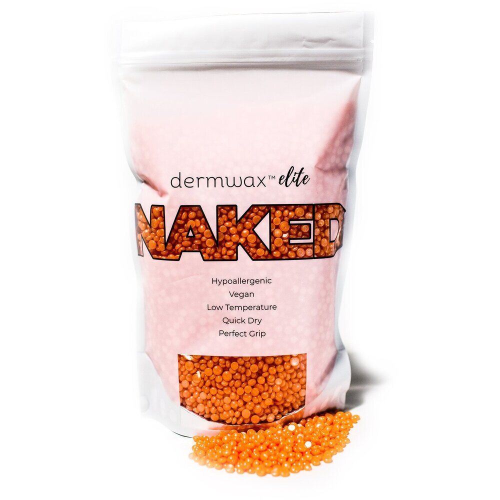 Dermwax Elite - Shimmer Coral - Stripless Hard Wax Beads / 28 oz. Bag / Case of 4 Bags = 112 oz. Total