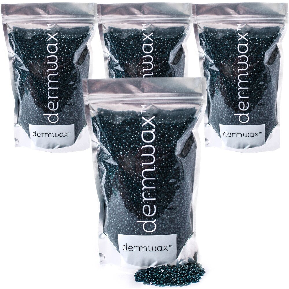 Dermwax California Ocean Blue Stripless Hard Wax Beads 28 oz. Bag