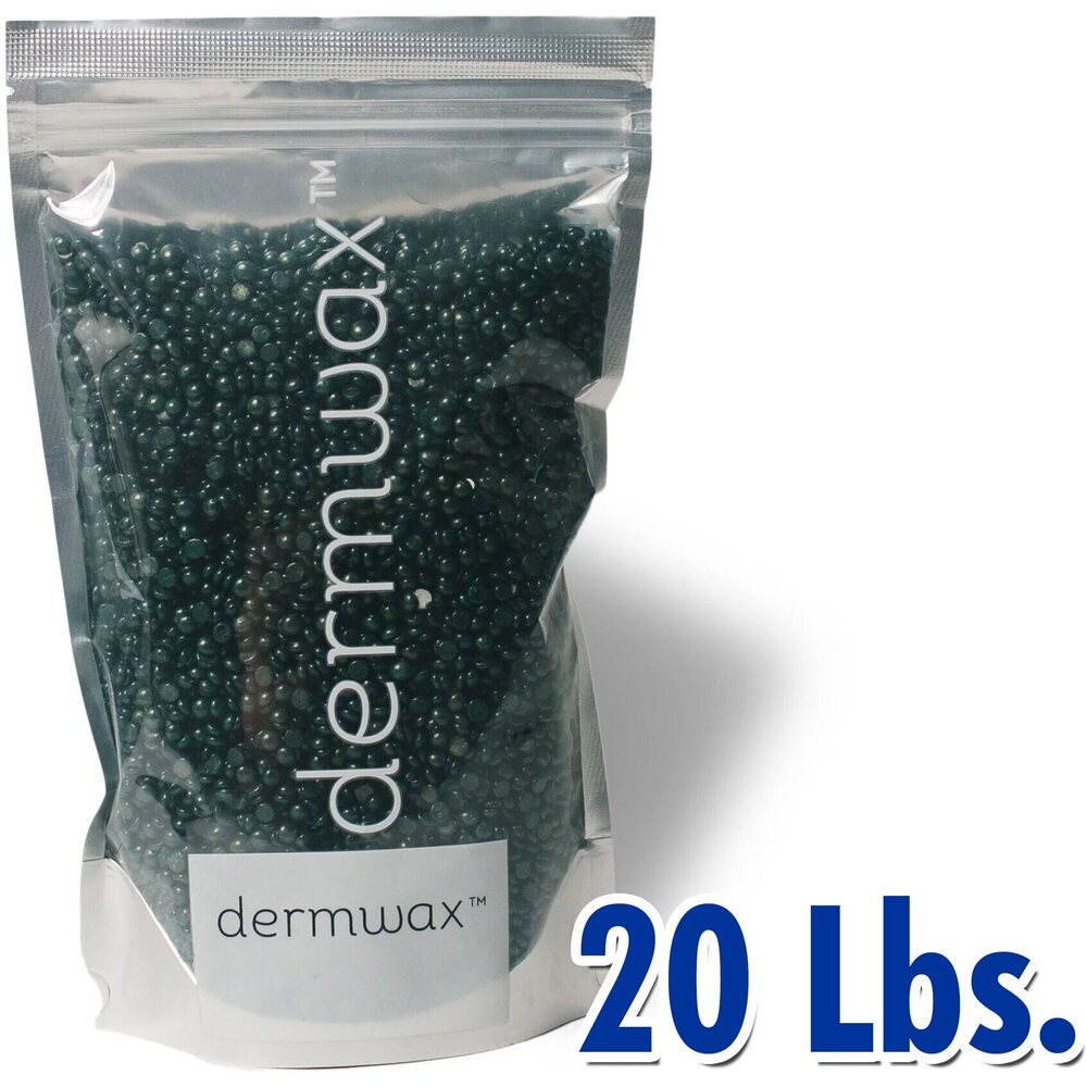 Dermwax - California Ocean Blue - Stripless Hard Wax Beads / 20 lb. Bag