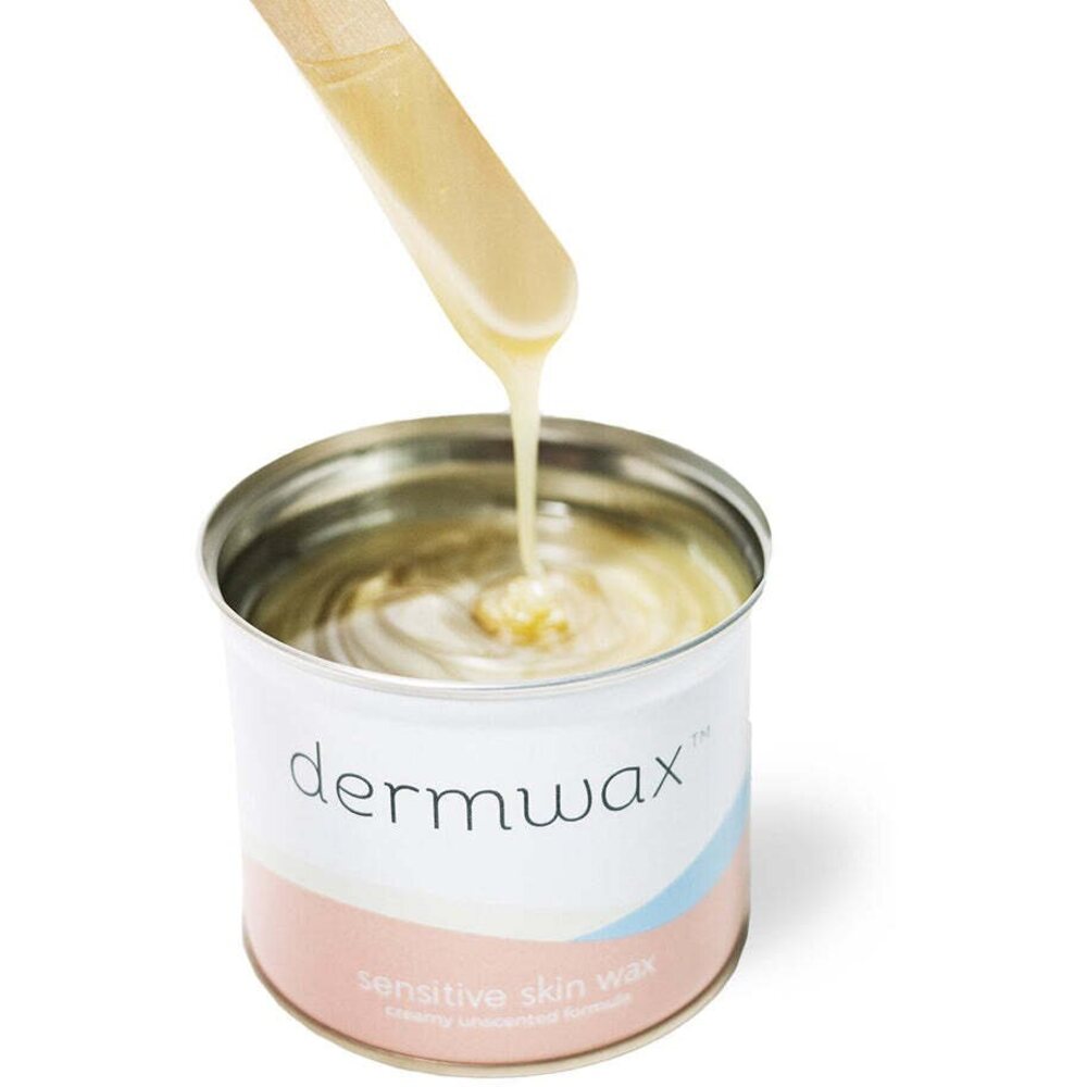 Dermwax Pearl Creamy White Metallic Titanium Soft Wax from Italy / Case of (12) 14 oz. Cans