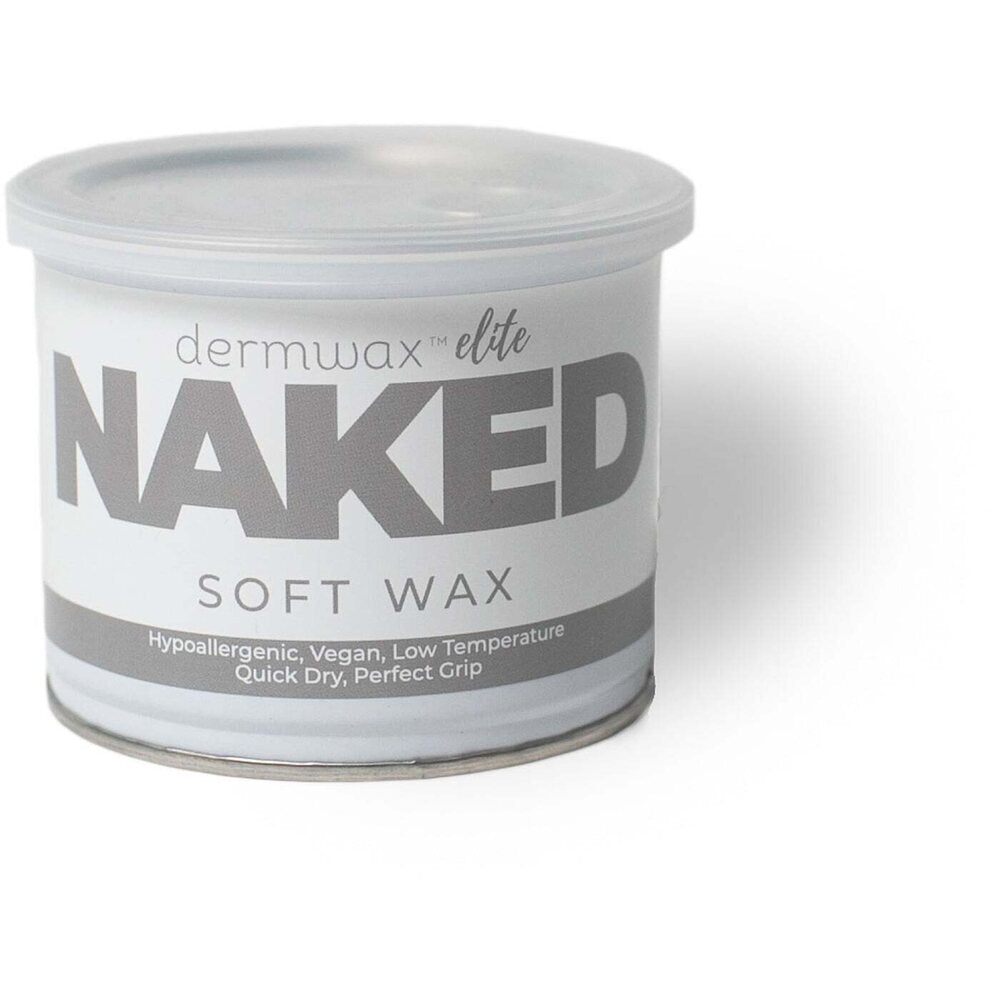 Dermwax Elite Naked Soft Wax from Italy / Case of (12) 400 mL. Cans