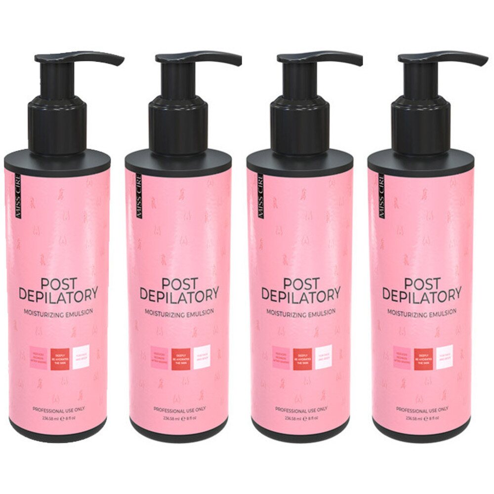 Miss Cire Post Depilatory Moisturizing Emulsion 8 fl. oz. X 4 Bottles