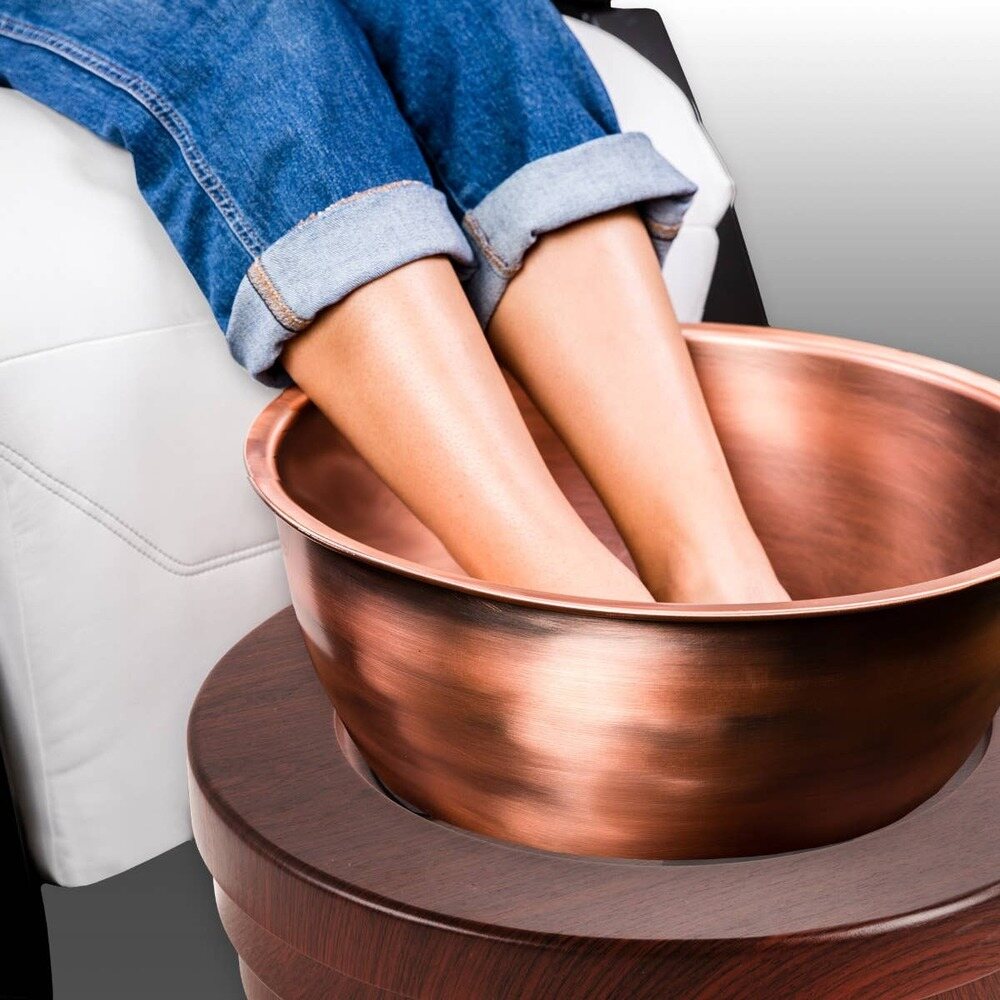 Pedicure Bowl - Copper by Living Earth Crafts