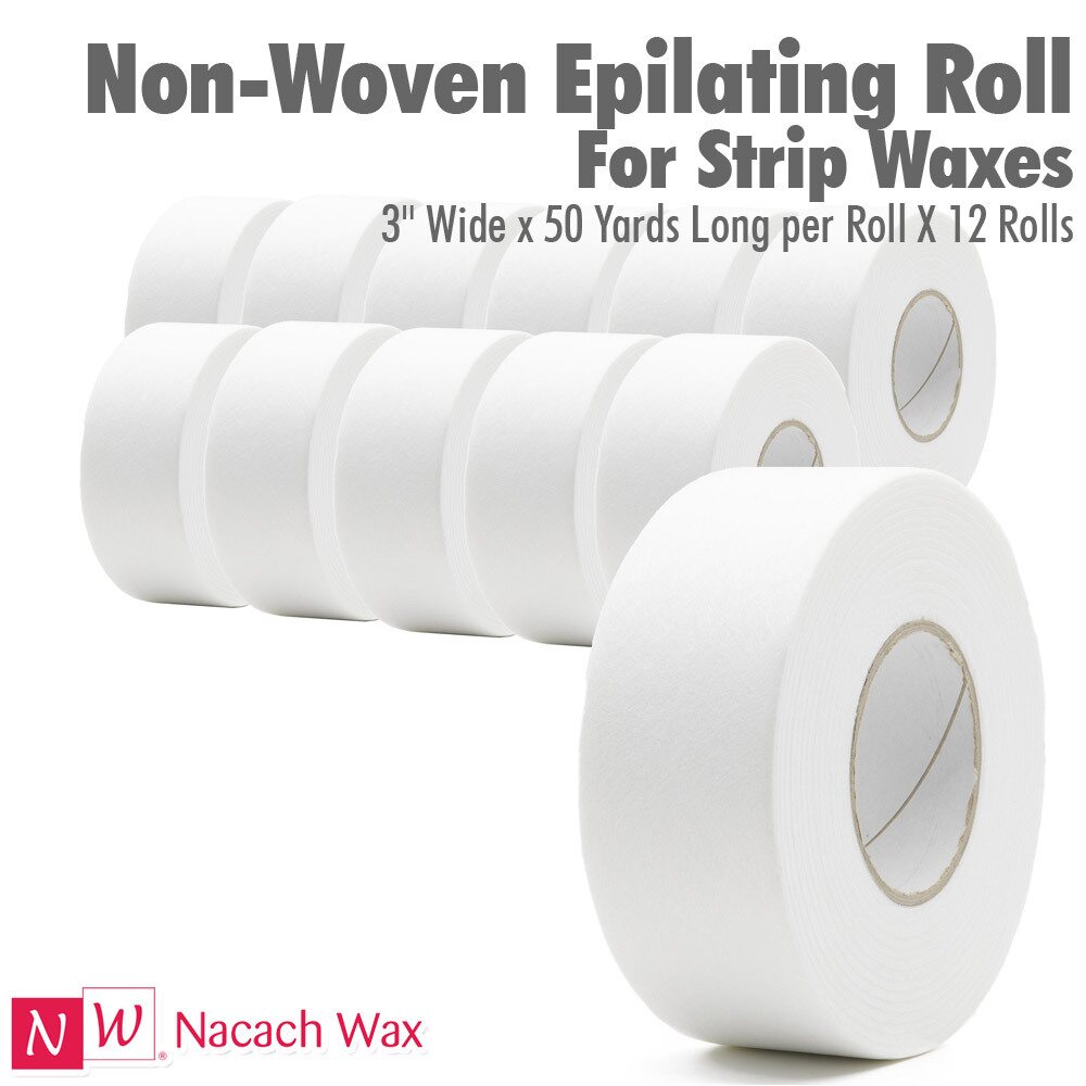 Nacach Wax NonWoven Epilating Roll For Strip Waxes 3" Wide x 50