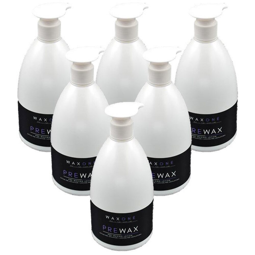 WaxOne PreWax Cleanser Lotion 17.4 oz. 500 mL. Case of 6 Bottles