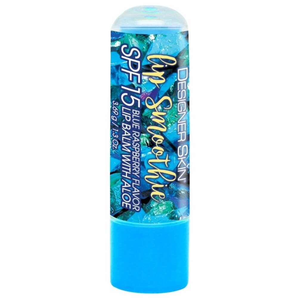 Designer Skin Lip Smoothie SPF 15 Lip Balm Display - Blue Raspberry Flavor