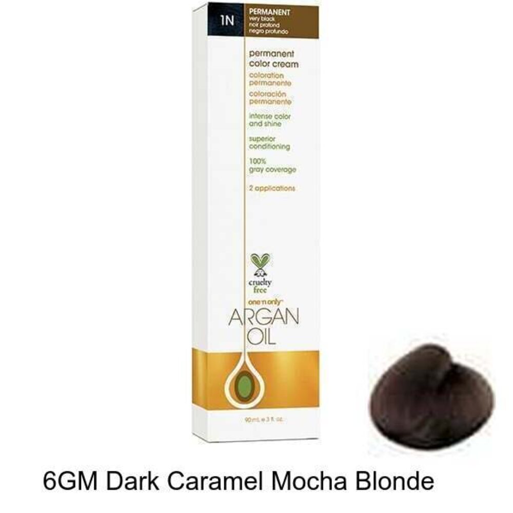 One 'N Only Argan Oil Permanent Cream Color 6GM Dark Caramel Mocha