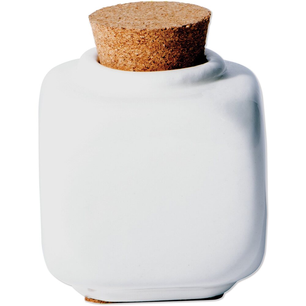 Porcelain Jar With Cork White (DLC523)