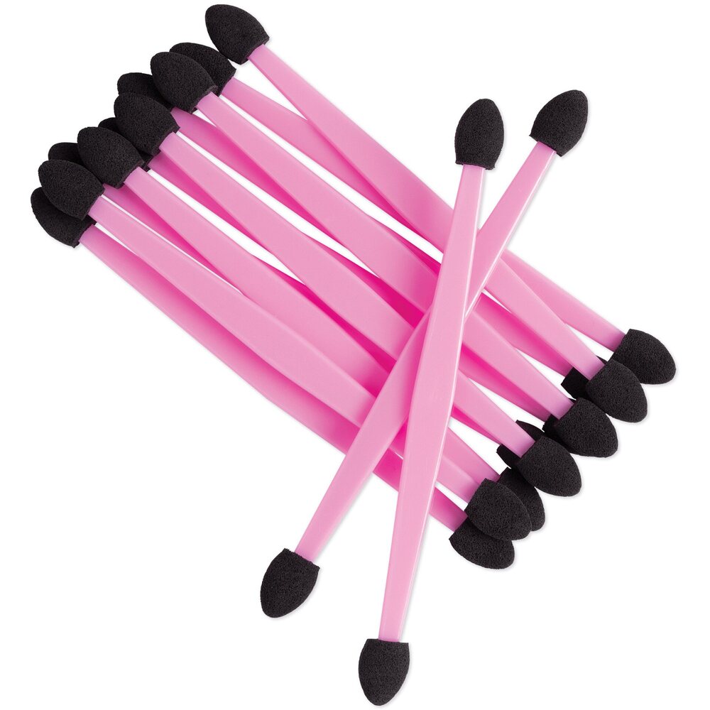 DualTip Long Handle Eyeshadow Applicators 12 Pack (BILHEA)