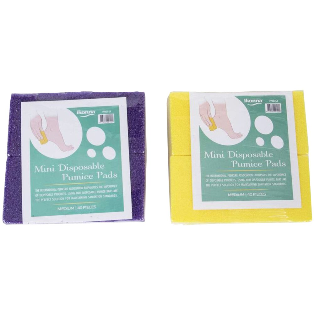 Mini Pumice Pads Extra Coarse Purple 40 pack