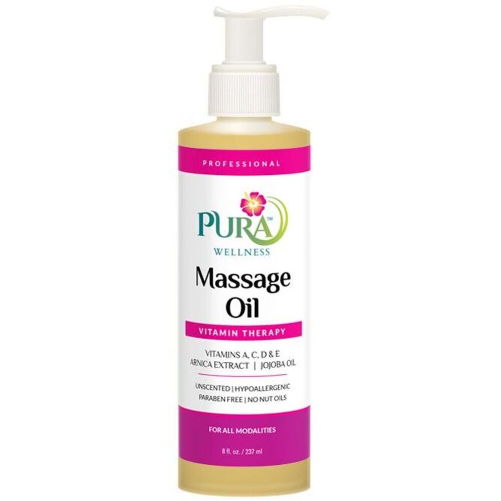 Pura Wellness Vitamin Therapy Massage Oil 8 oz. 237 mL. (224 0409 02)