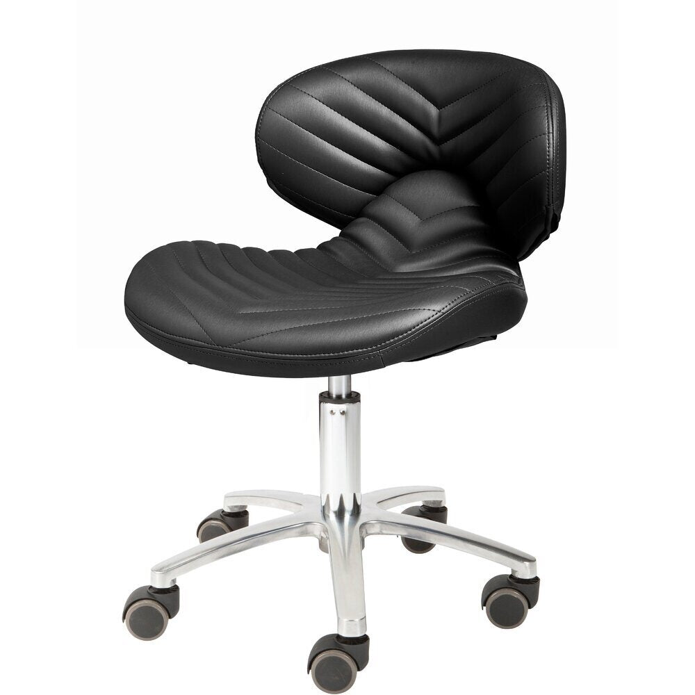 Chevron Pedicure Technician Stool / Available in Black, Chocolate, White, Gray, as well as 100+ Other Colors!